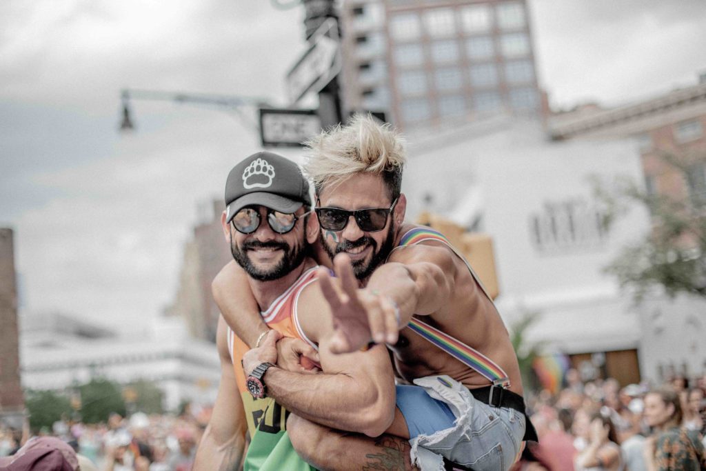 Gay Couple at Pride